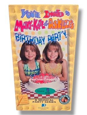 Mary-Kate & Ashley: You're Invited to Mary-Kate Ashley's Birthday Party VHS 1997